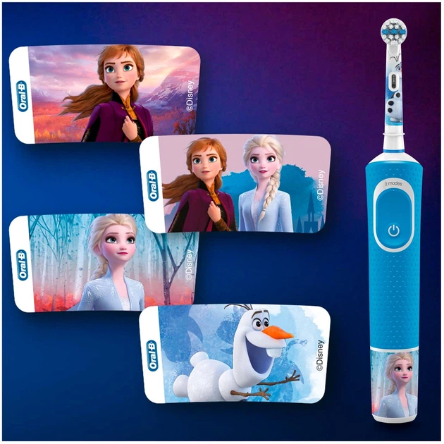Детская электрическая зубная щетка Oral-B Stage Power/D100 Frozen (4210201245216_4210201245193) - изображение 7