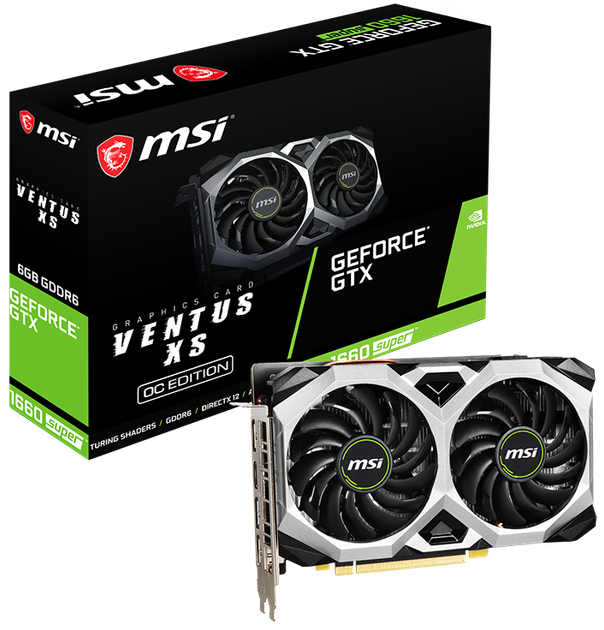Видеокарта MSI PCI-Ex GeForce GTX 1660 Super Ventus XS OC 6GB
