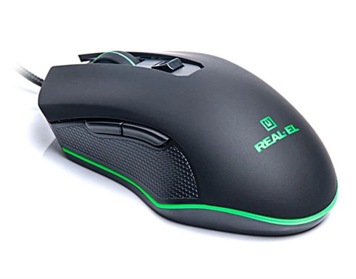 Мышь REAL-EL RM-550 Black USB - Фото 8 Мышь REAL-EL RM-550 Black USB - изображение 8