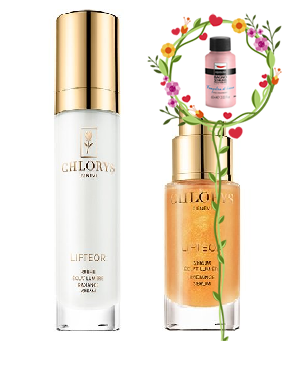 Набори по догляду за обличчям Антивіковий набір Chlorys SET Lifteor Beauty Ritual Global Anti-Aging: Осветляюший крем Chlorys Lifteor Illuminating Radiance Cream 12 ml + Сироватка Chlorys Lifteo - Фото 2 Набори по догляду за обличчям Антивіковий набір Chlorys SET Lifteor Beauty Ritual Global Anti-Aging: Осветляюший крем Chlorys Lifteor Illuminating Radiance Cream 12 ml + Сироватка Chlorys Lifteo - зображення 2