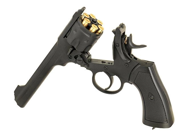 Револьвер Well Webley Scott MK IV Metal G293A CO2 (Страйкбол 6мм) - зображення 6