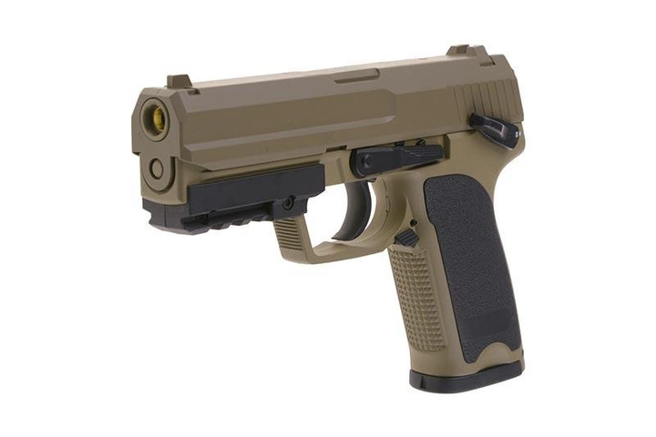 Пістолет Cyma HK USP Metal CM.125 AEP tan (Страйкбол 6мм) - зображення 2