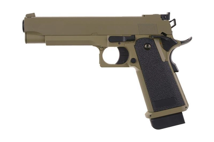Пістолет Cyma Colt 1911 CM.128 AEP Tan (Страйкбол 6мм) - изображение 1