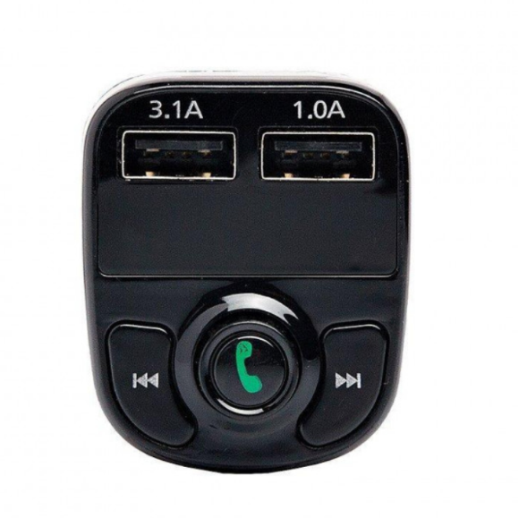ФМ модулятор FM трансмиттер Kubas CAR X8 с Bluetooth MP3 Черный (Ks346576867) - изображение 2