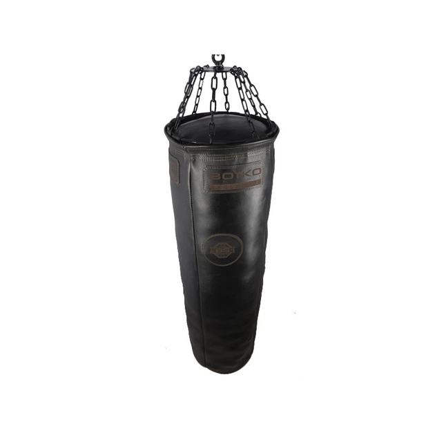 Мешок боксерский Boyko-Sport Элит кожа 1500х600 мм, код: bs04131500-BK - изображение 3