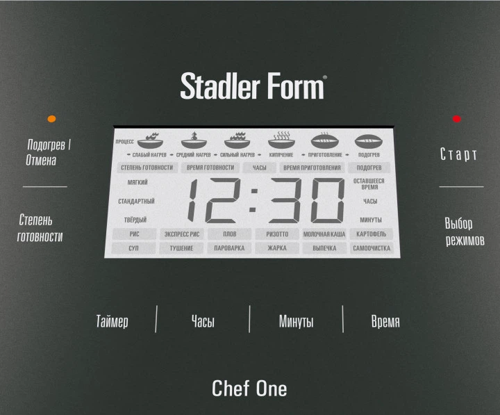 Мультиварка Stadler Form Chef One 5L SFC.919 Black Ceramic - изображение 3