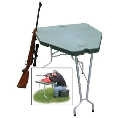 Стол для стрельбы MTM Predator Shooting Table. Материал – пластик и алюминий. Цвет – зеленый. (PST-11) - изображение 1
