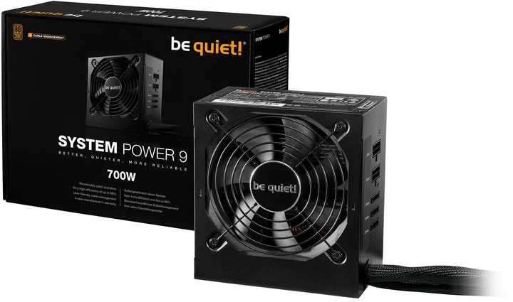 Zasilacz be quiet! System Power 9 700W CM (BN303) - Zdjęcie 3 Zasilacz be quiet! System Power 9 700W CM (BN303) - obraz 3