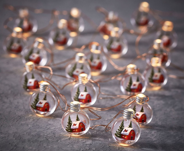 Светодиодная гирлянда Luca Lighting Струна с фигурками Домик 2.3 м ...