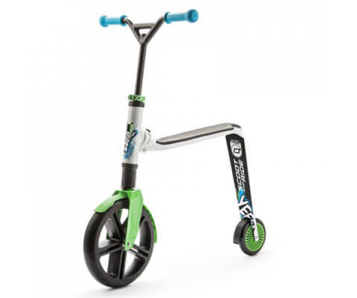 Беговел+самокат 2 в 1 Highway ganster white/green/blue Scoot and ride ...