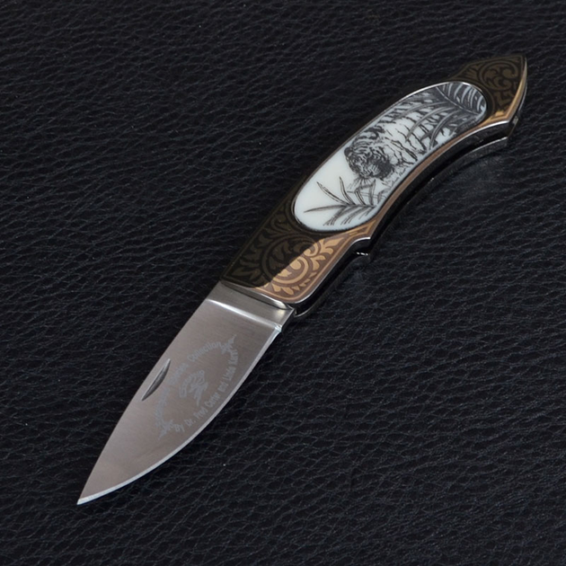Нож складной GIGAND FC-9788D Тигр (длина: 18.0см, лезвие: 7.7см) - изображение 2