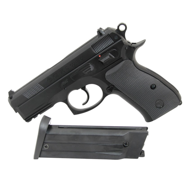 Пістолет пневматичний ASG CZ 75D Compact (4,5mm), чорний - зображення 2