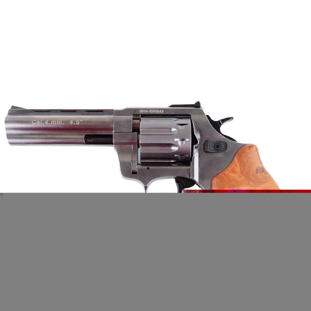 Револьвер под патрон флобера Stalker Grey (4.5", 4.0mm), рукоятка коричневая - изображение 1