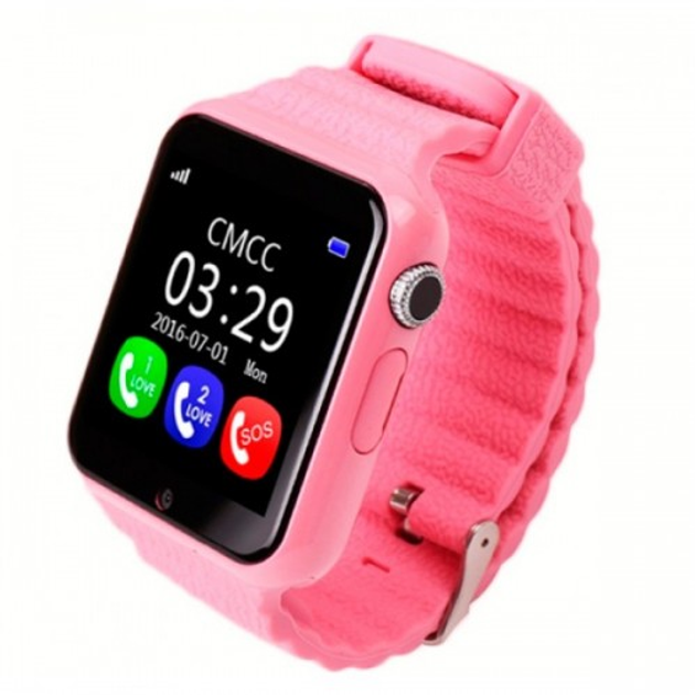 ROZETKA | Детские Умные Смарт-Часы Baby Smart Watch V7K-Pink Gps. Цена ...
