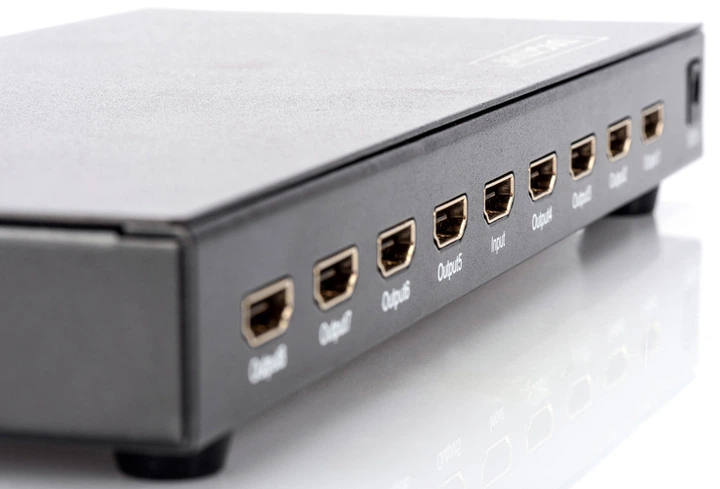 Rozdzielacz HDMI Digitus (INx1 - OUTx8) (DS-43302) - obraz 5
