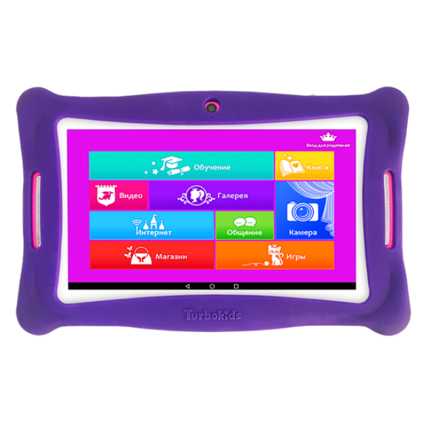 Детский планшет Turbokids Princess NEW для детей от 3-4 лет Розовый с Фиолетовым чехлом - Фото 2 Детский планшет Turbokids Princess NEW для детей от 3-4 лет Розовый с Фиолетовым чехлом - изображение 2