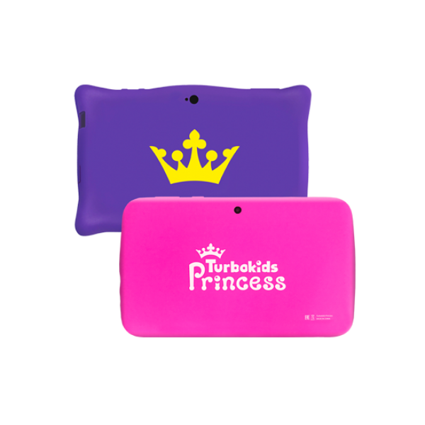 Детский планшет Turbokids Princess NEW для детей от 3-4 лет Розовый с Фиолетовым чехлом - Фото 4 Детский планшет Turbokids Princess NEW для детей от 3-4 лет Розовый с Фиолетовым чехлом - изображение 4