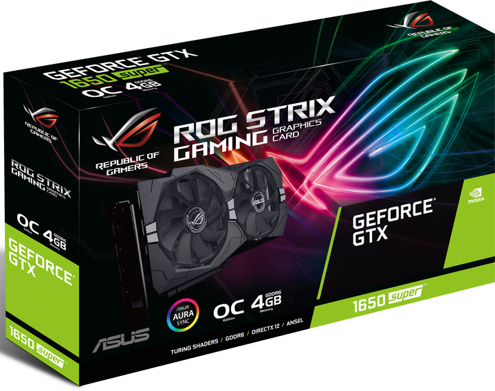 Видеокарта Asus PCI-Ex GeForce GTX 1650 Super ROG Strix OC