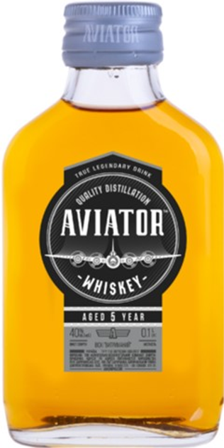 Виски Выдержанный Aviator 0.1 л 40% (4820136353728) - изображение 1