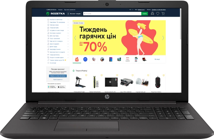 Ноутбук HP 250 G7 (FHD/Cel4000/4/128SSD) Dark Ash – фото, отзывы