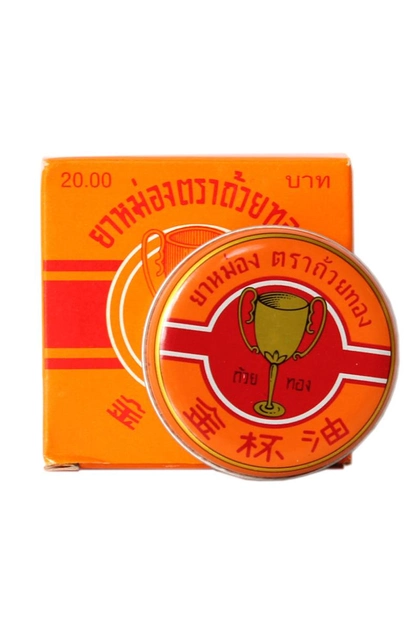 Тайский бальзам Hamar Osoth Golden Cup Balm 8 г - изображение 1