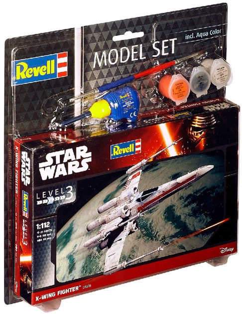 Збірна модель Revell Зоряний винищувач X-крило. Масштаб 1:112 (RVL-63601) (4009803636016) - зображення 3