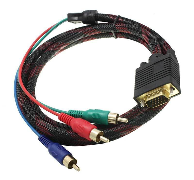 Кабель Patron VGA M/ 3 RCA M 3m (PN-VGA-RCA-3М)