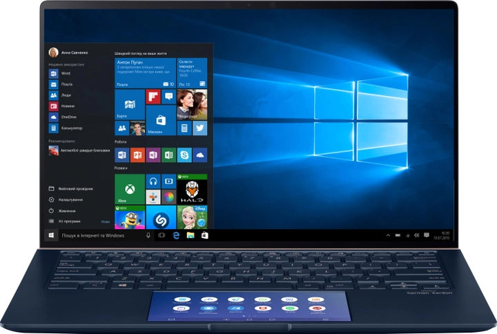 Ноутбук ASUS ZenBook 14 UX434FLC-A5125T (90NB0MP5-M03440) Royal Blue - изображение 2