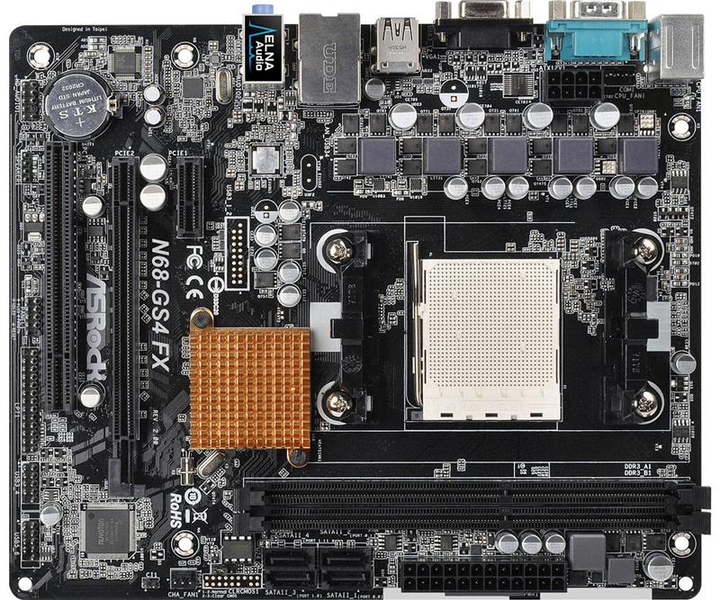 Asrock n68 gs4 fx схема подключения