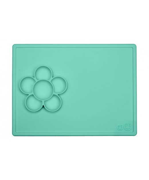 Тварелка килимок EZPZ Play Mat Mint силіконова зелена - зображення 1