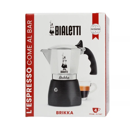 Гейзерна кавоварка Bialetti New Brikka на 4 чашки 170 мл срібляста (0007314) - зображення 2