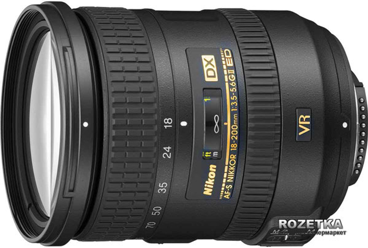 Nikon AF-S DX Nikkor 18-200mm f/3.5-5.6G ED VR II – фото