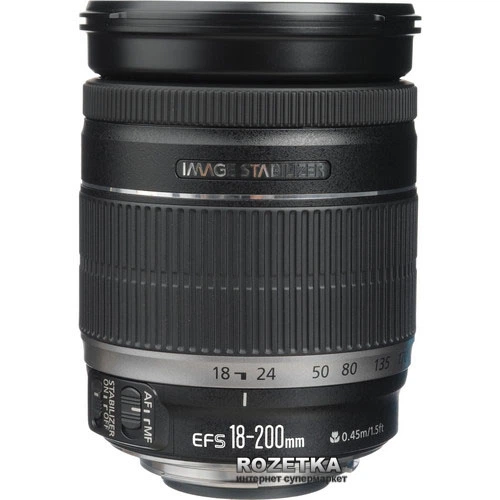 Canon EF-S 18-200mm f/3.5-5.6 IS – фото, отзывы, характеристики в