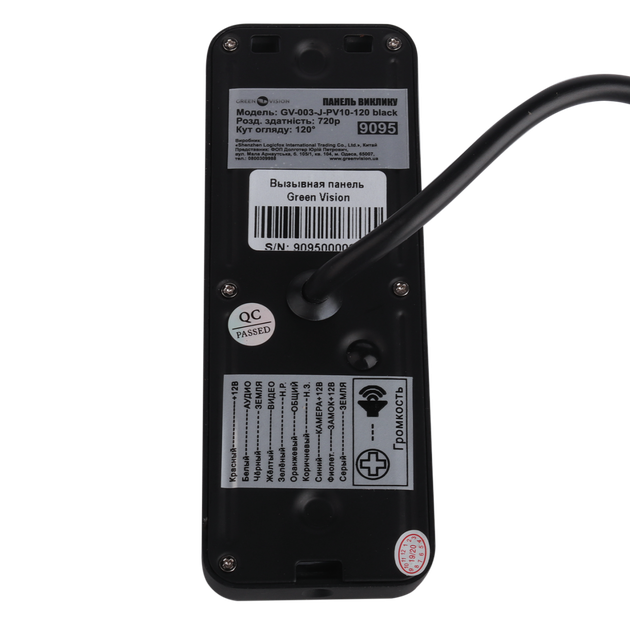 Вызывная панель AHD GV-003-J-PV10-120 black - изображение 4