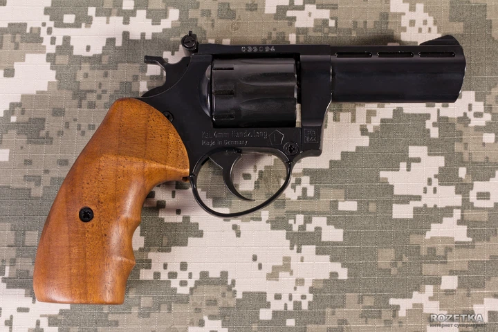 Револьвер Cuno Melcher ME 38 Magnum 4R (черный, дерево) (11950018) - изображение 3