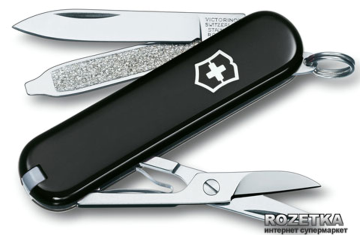 Швейцарский нож Victorinox Classic SD Black (0.6223.3) - изображение 1