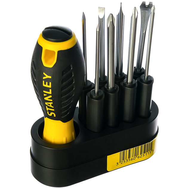 Отвертка Stanley Multifunctional в наборе со сменными стержнями (0-62 ...