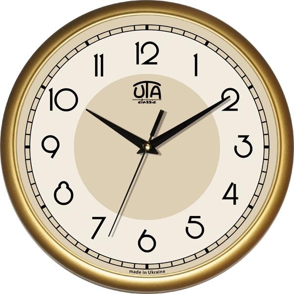 Акція на Настінний годинник UTA 01 G 01 Classic від Rozetka