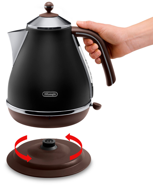 Электрочайник DELONGHI Icona Vintage KBOV2001.BK - изображение 4