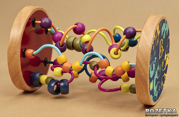 Развивающая деревянная игрушка Разноцветный лабиринт Battat (BX1155 ...