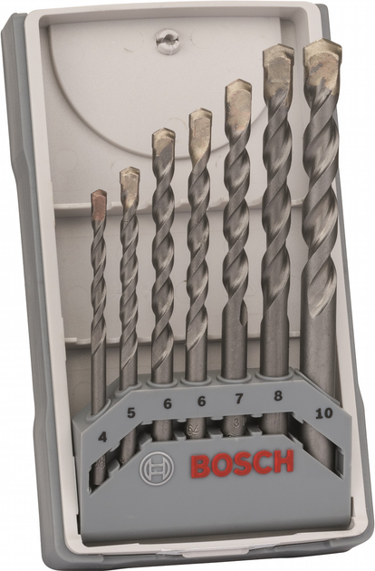Набір свердел по бетону CYL-3, Bosch X-Pro Line, 7 штук (2607017082) - зображення 1