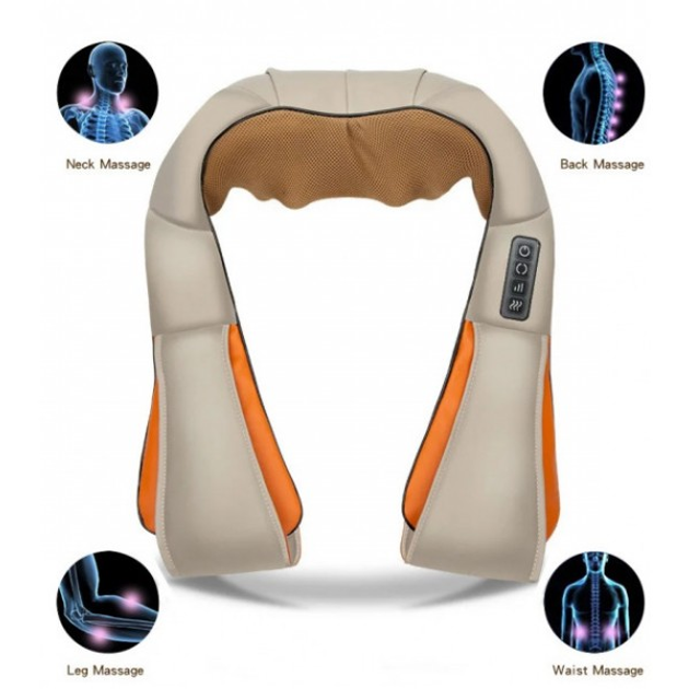 Универсальный роликовый массажер для спины и шеи Massager of Neck ...