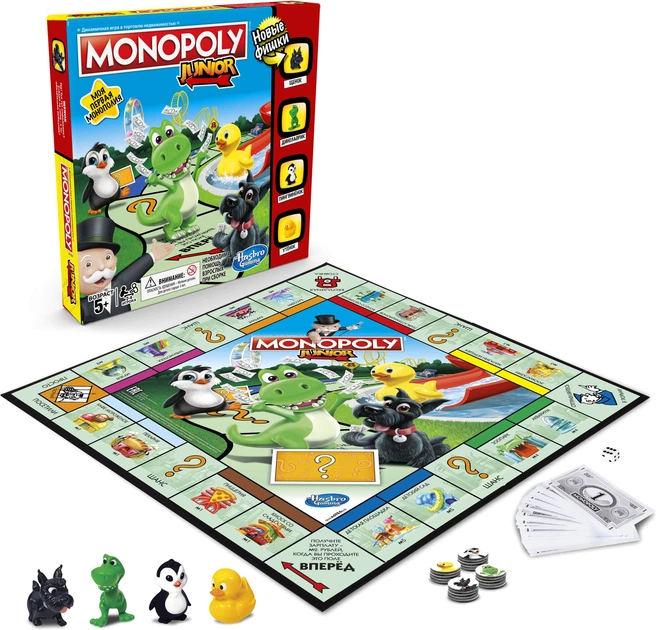 Настольная игра Hasbro Gaming Монополия Моя первая Монополия (A6984) - изображение 3