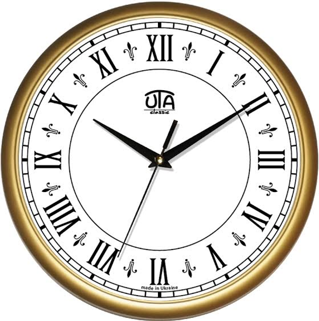 Акция на Настінний годинник UTA 01 G 42 Classic от Rozetka