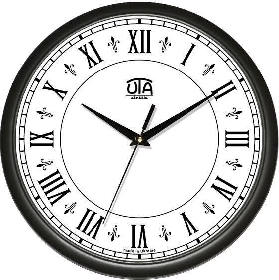 Акція на Настінний годинник UTA 01 B 42 Classic від Rozetka