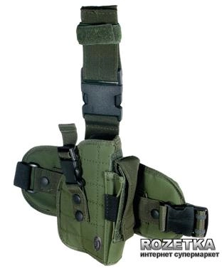 Кобура набедренная Leapers UTG Special Ops Universal PVC-H178G OD Green (23700542) - изображение 1