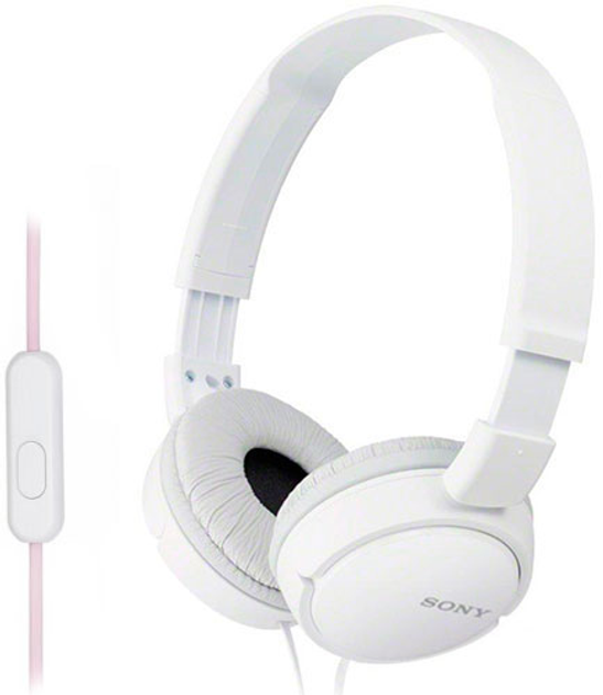 Акція на Навушники Sony MDR-ZX110AP White (MDRZX110APW.CE7) від Rozetka