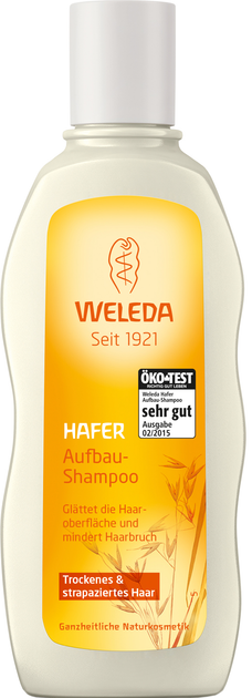 Акція на Рослинний шампунь Weleda з вівсом для сухого і пошкодженого волосся 190 мл від Rozetka