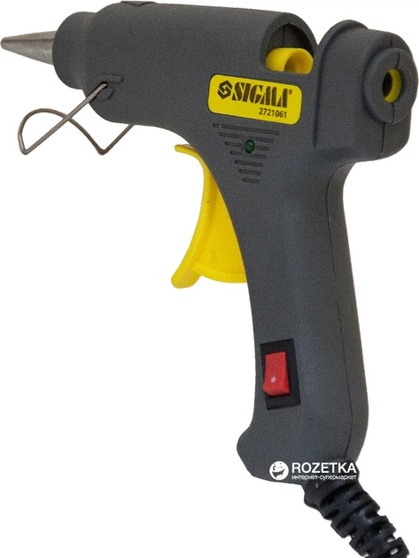 Клейовий пістолет Sigma 8 мм 20 Вт з вимикачем (2721061) - зображення 3