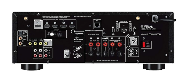 AV-Ресивер Yamaha RX-V485 Black - Фото 4 AV-Ресивер Yamaha RX-V485 Black - изображение 4